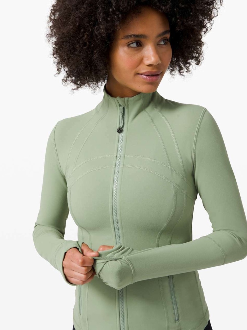 Lululemon Define Jacket-Willow Green-Size 6